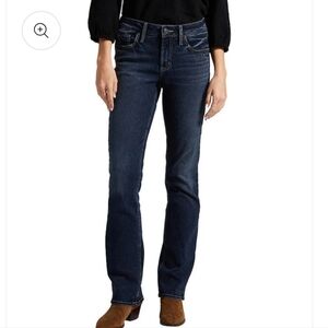 Silver Jeans Co. Elyse Slim Boot Mid Rise Jeans Size 30 X 33 Women's